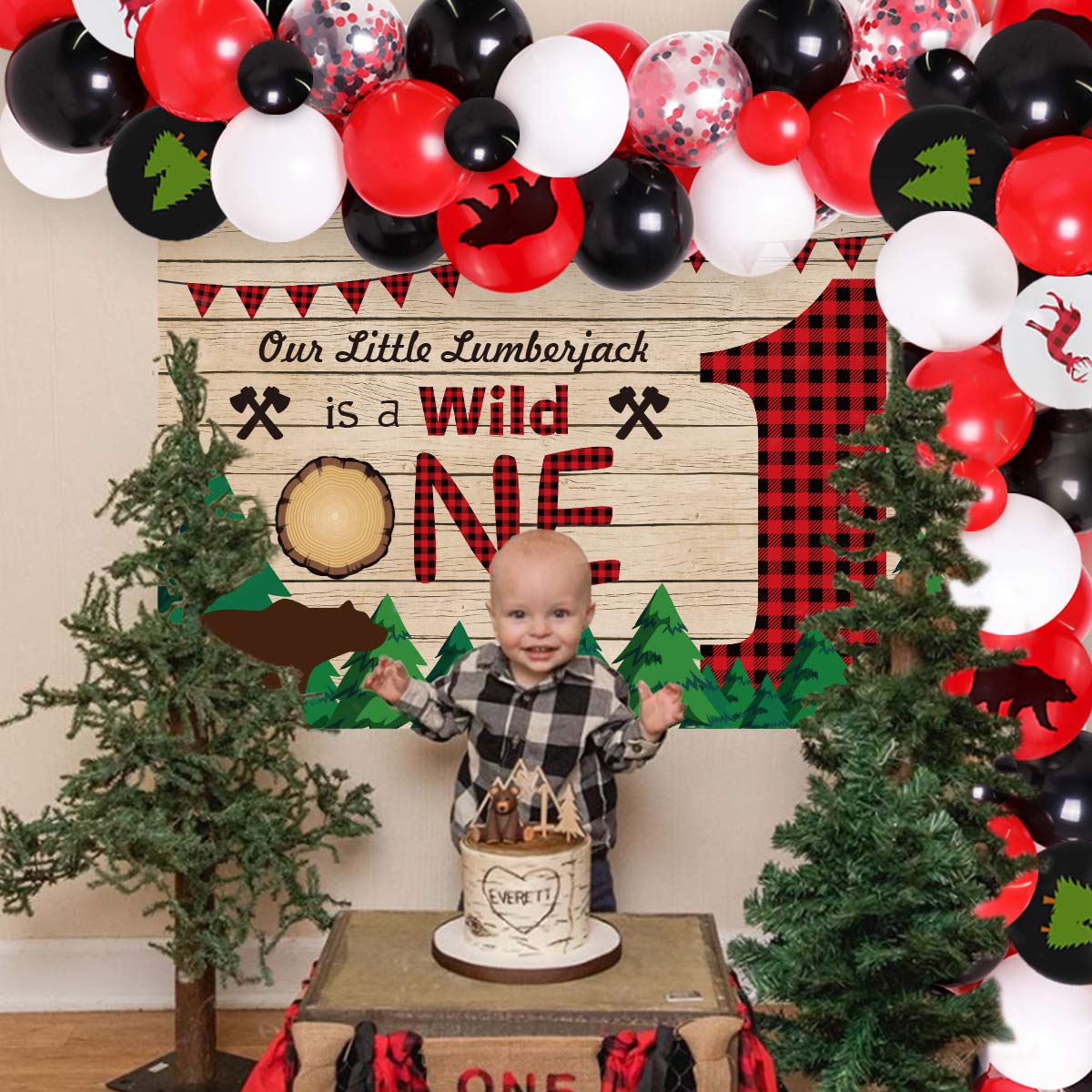 Amazon.com: Lumberjack Party Decoration for Boys Girls Our Little